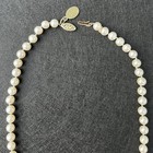 Vintage Ips 14k Gold Clasp 5-6mn 20    Akoya Pearl Necklace 
