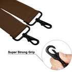 Buyless Fashion Suspenders - 48  Elastic Adjustable 2  Wide - X Back Black Hooks
