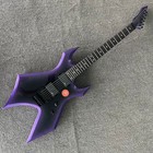 Warlock Electric Guitar Stainless Rounded Fret Edge Tremolo Bridge Hh Pickups