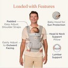 Ergobaby Omni 360 Premium Cotton Ergonomic Baby Carrier Pearl Grey