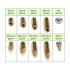 300pcs M2 Male Female Brass Standoff Spacer Pcb Board Hex Screws Nut Kit