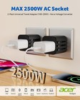 Us To Europe Plug Adapter  Universal Travel Adapter  International Power Adap   