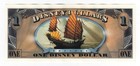 2007  1 Pirates Of Caribbean Mint Empress Disney Dollar Dollars W  Envelope