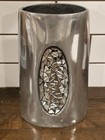 Mcm Silver Color Pier One Imports Metal Vase W  Mosaic Accent