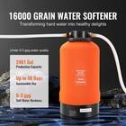 Uimoso Portable Rv Water Softener 16 000 Grain For Trailers  Boats  Car Washing