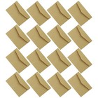 100 Pcs Vintage Envelope Blank Mini Envelopes Note Brown Kraft Classic