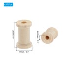 20pcs Wooden Empty Spools 1  X 0 4  Sewing Thread Spool Wood Color
