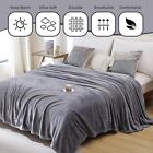 50  X 60  Plush Fleece Throw Blanket Warm Super Soft Flannel Sofa Bed Blankets  