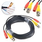 50ft Cctv Bnc Video Power Cable For Dvr Surveillance Security Camera Wire Cord