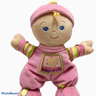 Fisher Price Brilliant Basics Babys 1st Baby Doll Plush Lovey Rattle 10  Retired