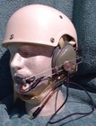 Usaf  Flight Helmet Type Hgu-7 p With Boom Mike Standardized In 1959