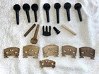 Antique Violin Parts  Bridges  Pegs Etc 