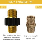 M22 14 Mm Male Thread To M22 14mm Male Fitting Pressure Washer Hose Coupler