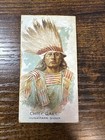 1888 N2 Allen Ginter American Indian Chiefs Gall Hunkpapa Sioux Back Damage Card