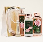 Bath   Body Works Rose 4 Piece Gift Set Lotion  Wash  Mist   Hand Cream - New