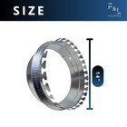 F l Indutries 14 Inch Duct Board Collar In 28 Gauge Galvanized Steel