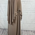 Koh Koh Sexy Strapless Maxi Dress Long Flowy Cocktail Evening Gown Brown Nwt