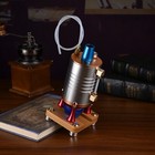 Gl003 Vertical Boiler For K007 Steam Engine - Cnc 6061 Core  Dual-fuel Burner