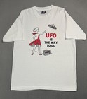 Ufo Alien Vintage Roswell Screen Stars Single Stitch Graphic Print T Shirt Xl