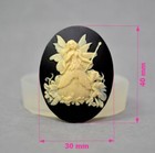 Fairy Cameo Flexible Mold Mould For Resin Polymer Clay Chocolate Food Safe Sili