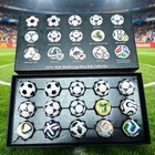     2026 Fifa World Cup Mini Soccer Ball  1970-2026  Collection Set 15pcs Gift Box