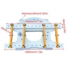 Electric Forklift Rotator Class 2 And 3 For 60-inch Fork 5500 Lbs 360 Degree