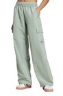 Adidas Originals Women s Essentials Woven Cargo Pants Silver green Size Medium