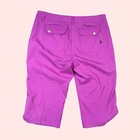 Nvo Sport By Lanctot Fuchsia Pink Women s Bermuda Golf Golfing Shorts Size 8