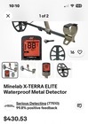 Minelab X-terra Elite Waterproof  All Terrain Coin   Treasure Metal Detector