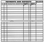 New 10 Pack Large Print Low Vision Checkbook Register