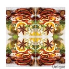 2 Christmas Decoupage Paper Napkins Spices Holiday Art Craft - Two Napkin