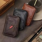 Mens Rfid Blocking Leather Wallet Credit Card Id Holder Zipper Purse Waterproof