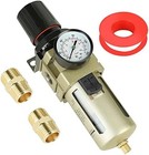 Hromee 1 2 Inch Compressed Filter Regulator Combo  Air Compressor Water Oil Trap