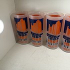 Vintage Original 1964-65 New York World s Fair Set 7 Souvenir Glasses Retro Mcm