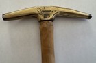 Vintage C s  Osborne Brass steel Magnetic Tack Hammer   33 Upholstery Tool Usa