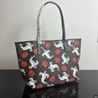Nwt Cce69 City Tote Signature Canvas With Pumpkin Halloween Holidays