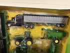 John Deere Harvesting Set-combine-tractor-grain Cart-semi   Trailer-1 64-new