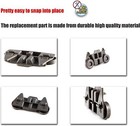 4pcs Dishwasher Wheels Lower Rack For Kitchenaid Whirlpool Maytag W10195416 New