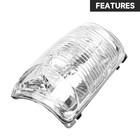 2pc Mirror Turn Signal Lens Covers For Ford Transit 2015-2021