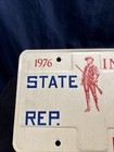 Indiana State Representative  176 License Plate  3  Years Old   1976        Jw