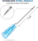 100 Pack 3ml Syringes 23g  1 0 Inch Luer Lock Syringe Individually Packag