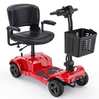 4 Wheels Mobility Scooter Power Wheelchair Folding Electric Scooters Home Travel