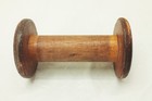 Vtg Antique Large 6  Wood Wooden Spool Bobbin Industrial Textile Sewing Decor