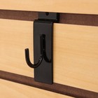 Sswbasics Black Slatwall Accessories Display Hook Set - Pack Of 25 Durable