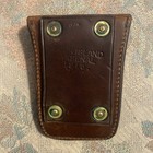 Orig  M1903 Pre Wwi Ria 1915 Leather Belt Pouch With Eagle Snap - Single Clip