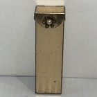 Vintage Gold Tone Small Vanity Case Faux Pearl Floral Lipstick Holder 2 5 