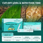 Easy home 10 Pack Nicotine Urine Test Strips  Cotinine Urine Screen Test