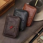 Mens Rfid Blocking Leather Wallet Credit Card Id Holder Zipper Purse Waterproof