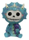 Furrybones Skull Triceratops Spike Mini Figurine Home Decor Animal Collectibles