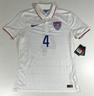 Nwt Men s Nike Team Usa  4 Bradley Soccer Jersey Fifa World Cup 2014 Sz L